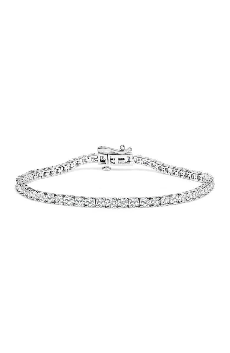 Haus of Brilliance 14K White Gold 6.00 Cttw Lab Grown Diamond Classic Tennis Bracelet - 7.25", Main, color, White