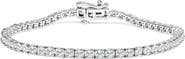 Haus of Brilliance 14K White Gold 6.00 Cttw Lab Grown Diamond Classic Tennis Bracelet - 7.25"