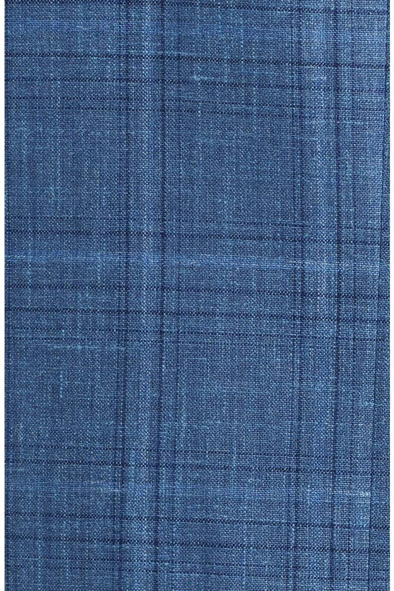 Siena Regular Fit Blue Plaid Super Wool & Silk Blend Sport Coat, Alternate, color, BLUE
