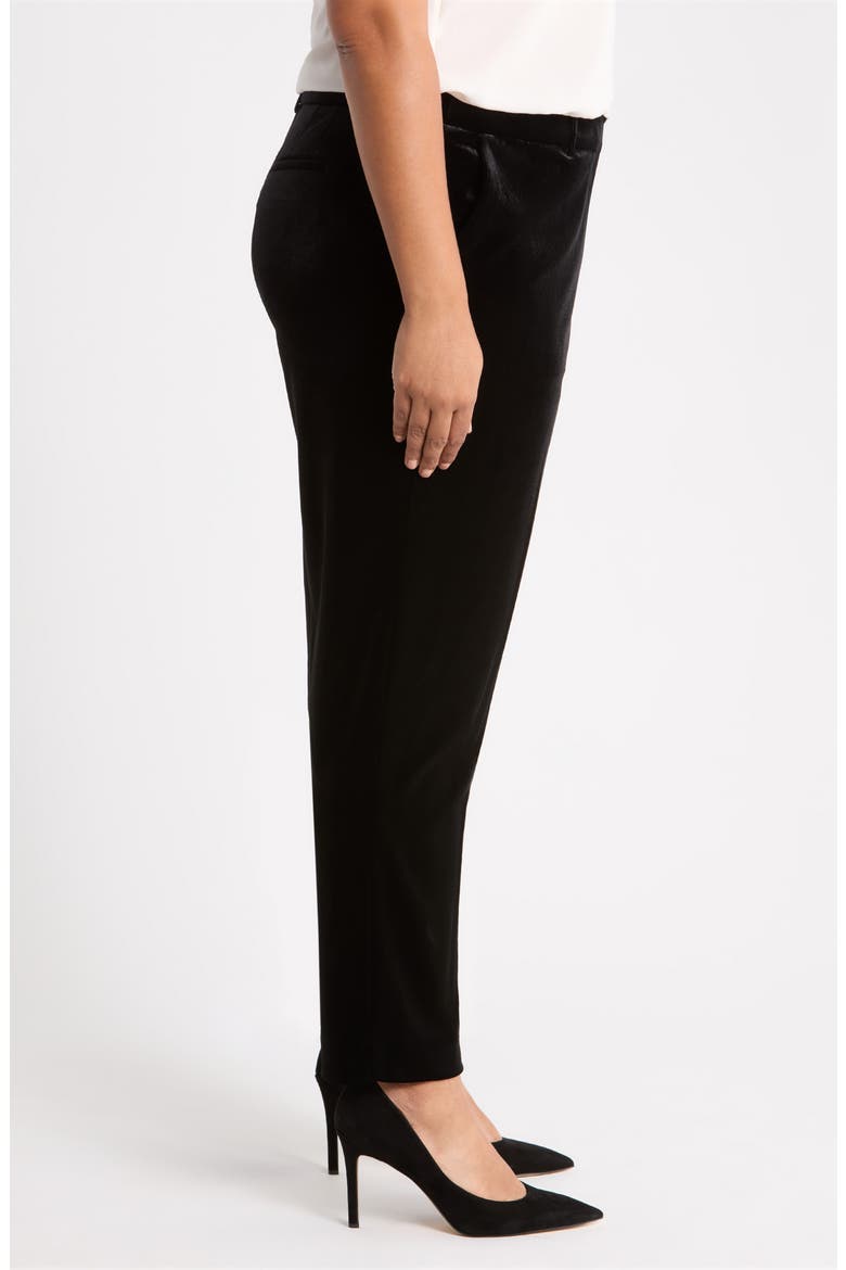 Velvet Classic Pants, Alternate, color, BLACK