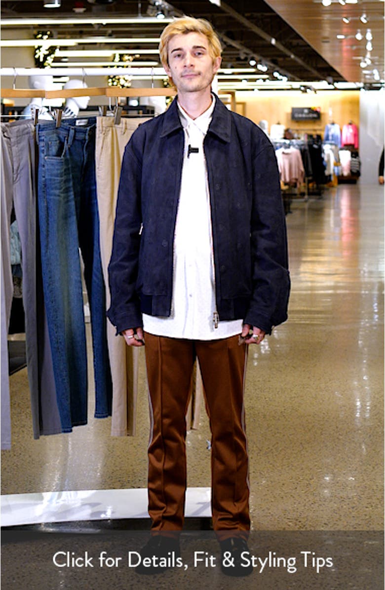 Merwyn Embossed Leather Jacket, sales video thumbnail