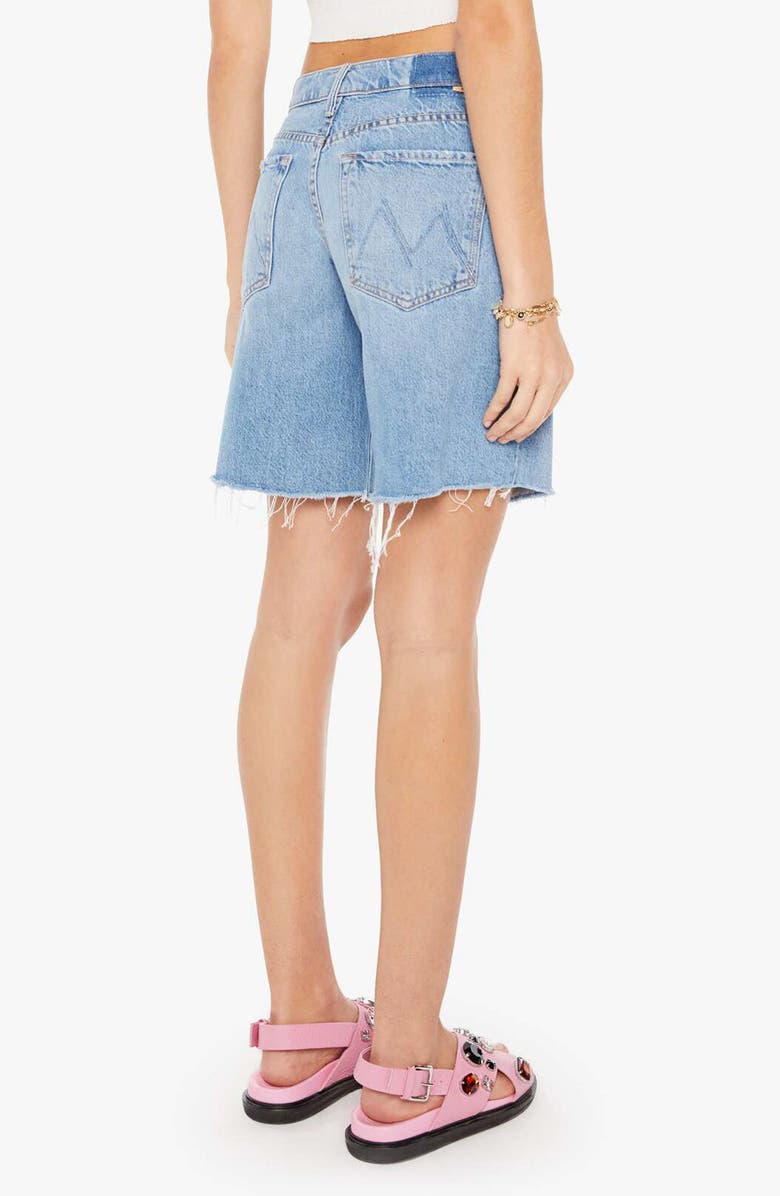 MOTHER Down Low Undercover Cutoff Denim Shorts, Alternate, color, 
