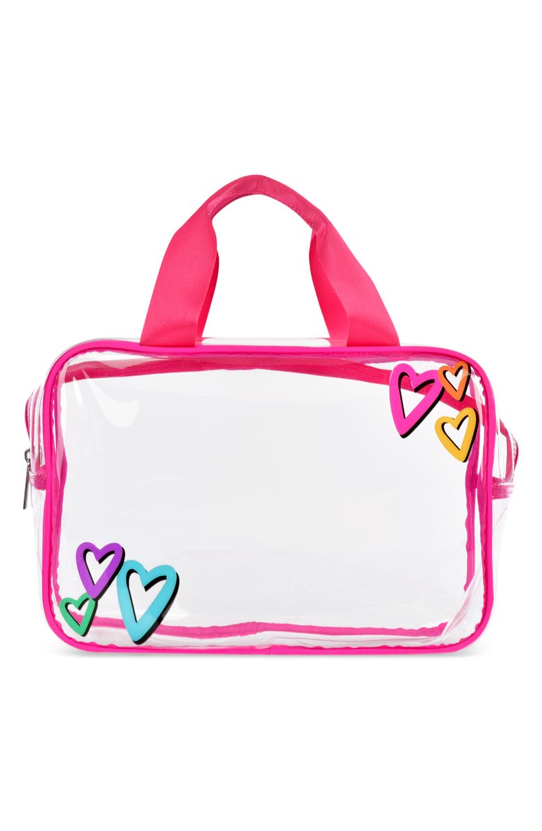 Iscream Kids' Corey Paige Love Letters Cosmetic Bag, Alternate, color, Multi Pink