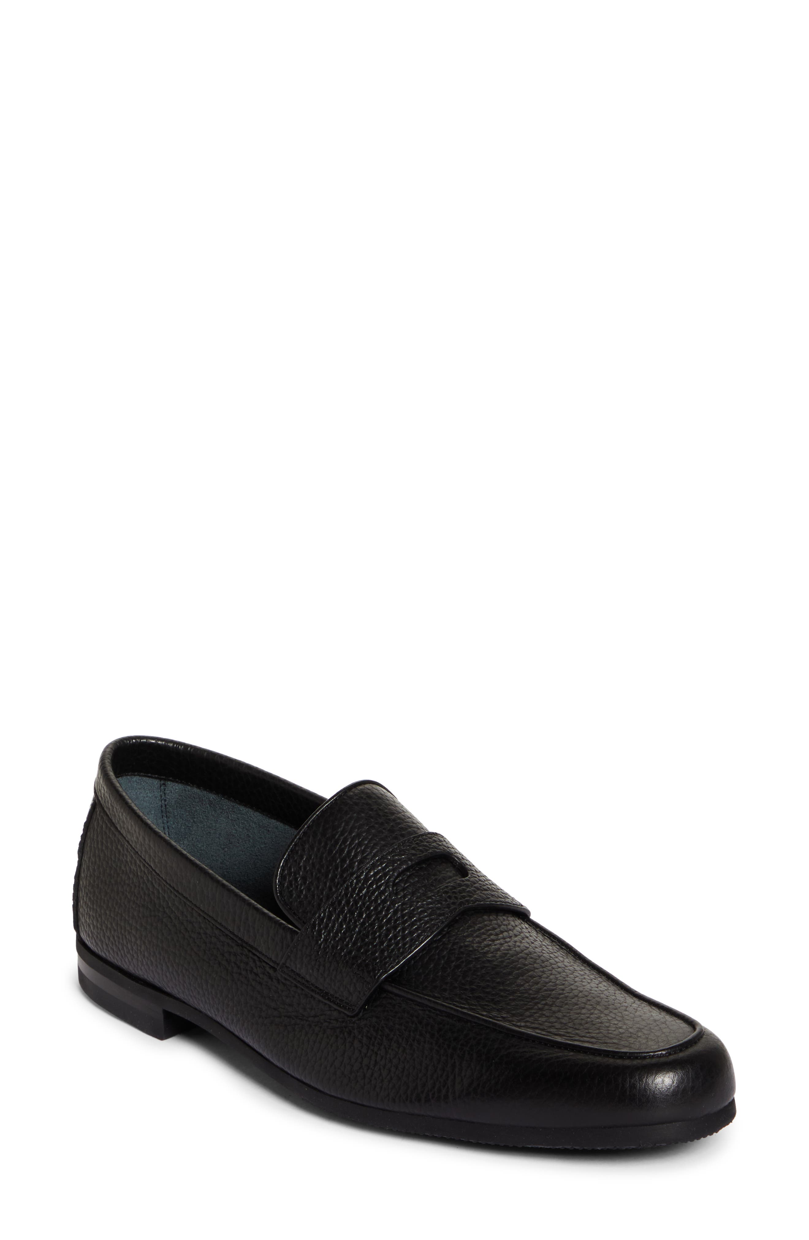 John Lobb Thorne Penny Loafer, Main, color, Black