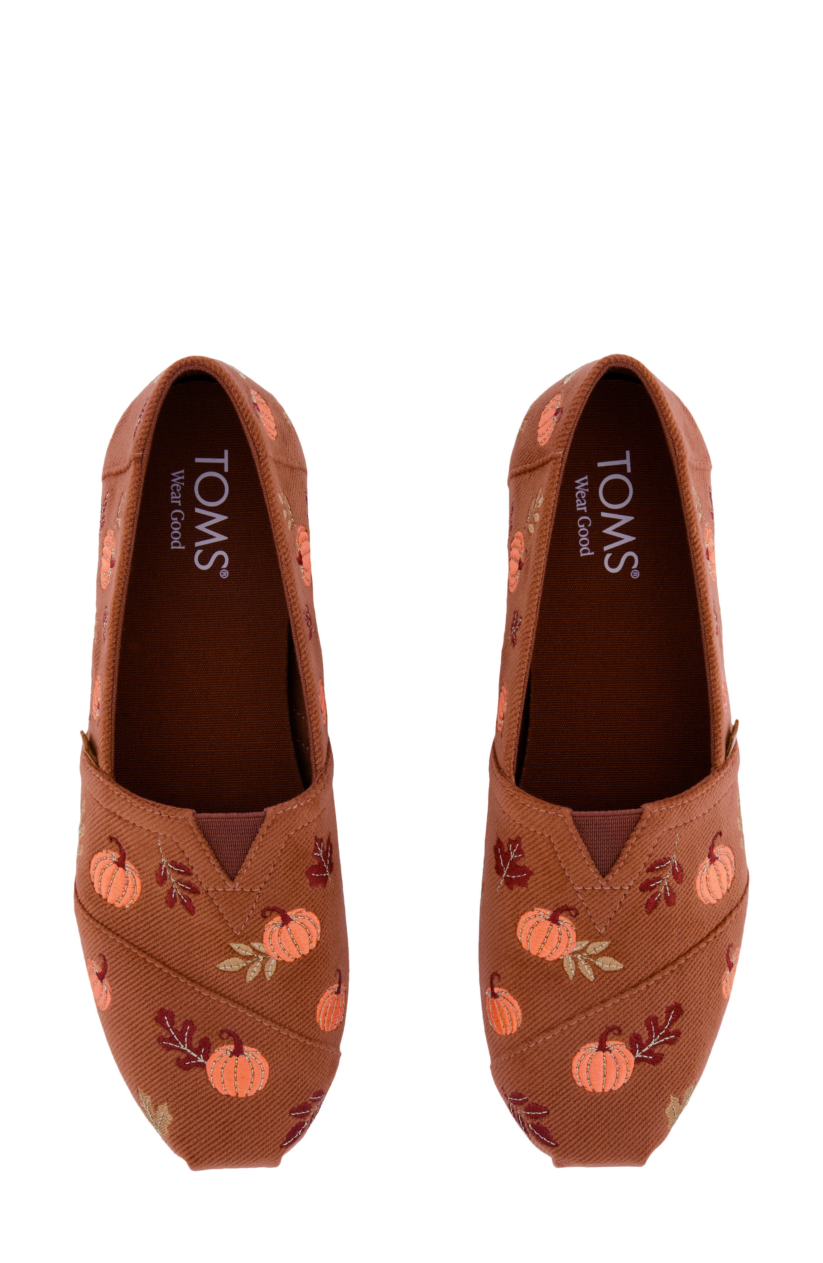 Alpargata Classic Embroidered Slip-On, Alternate, color, MEDIUM BROWN