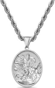 EDFORCE Men's St. Mark Pendant Necklace