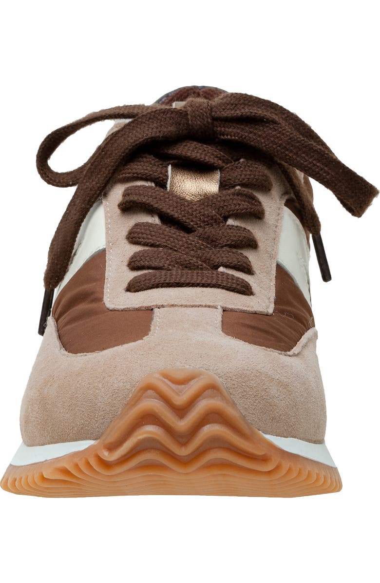 Linea Paolo Kaisa Sneaker, Alternate, color, Taupe/ Chocolate/ Ivory