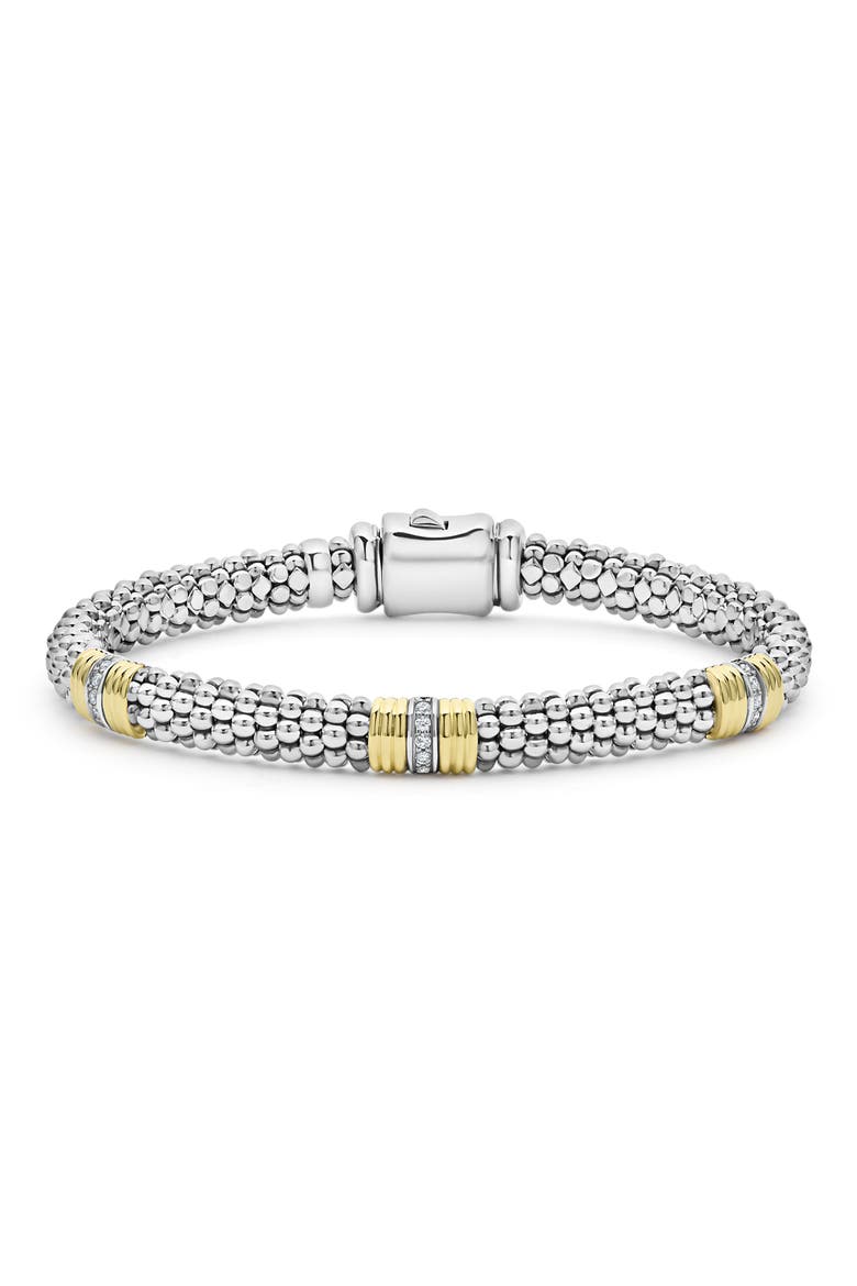 Signature Caviar Diamond Station Bracelet video