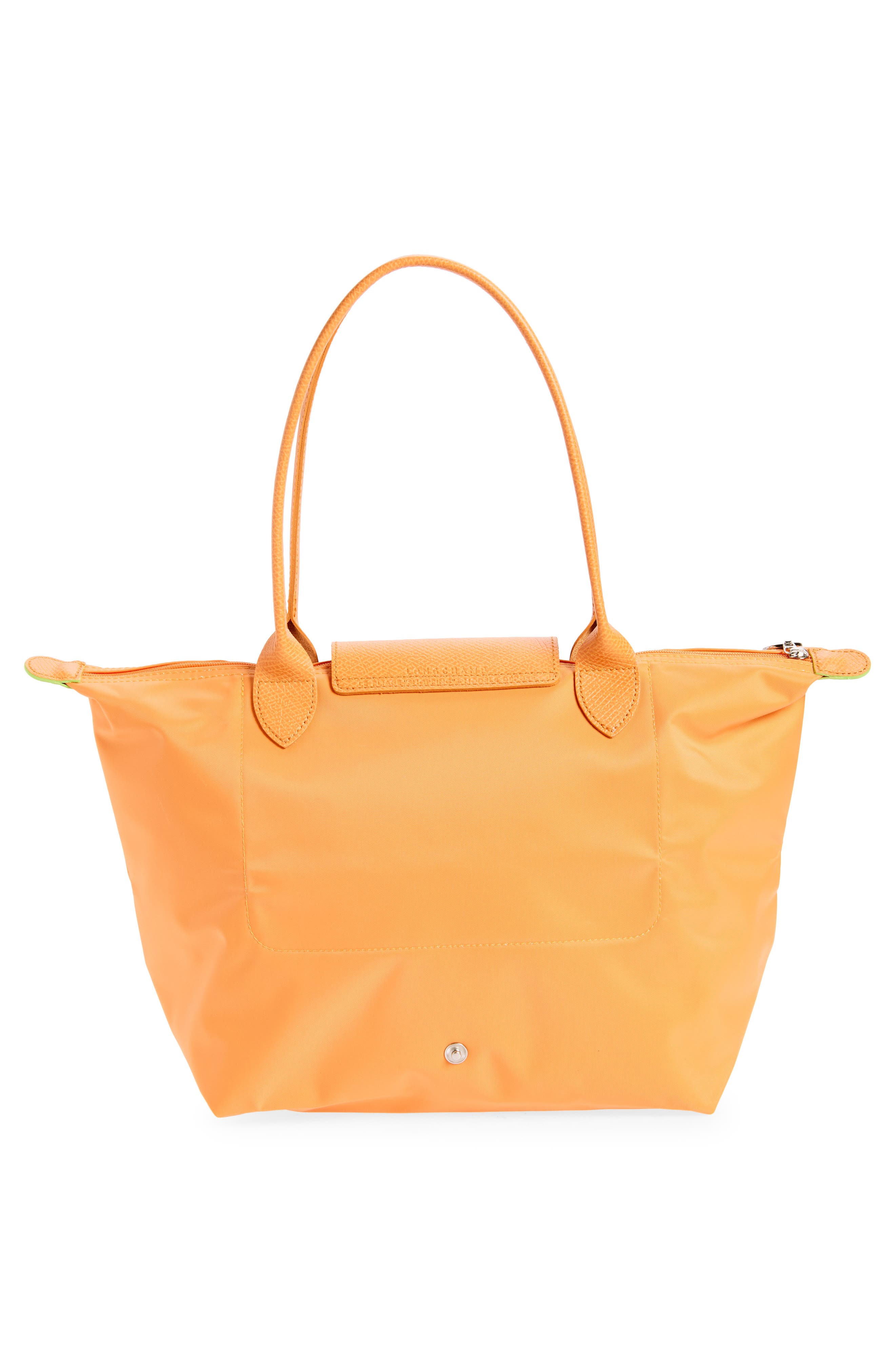 Longchamp Medium Le Pliage Recycled Canvas Shoulder Tote Bag, Alternate, color, Orange
