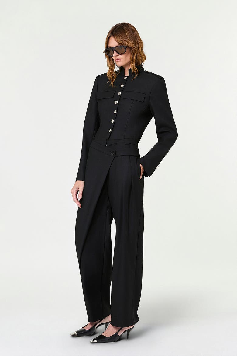 Orla Wrap Pant, Alternate, color, Black