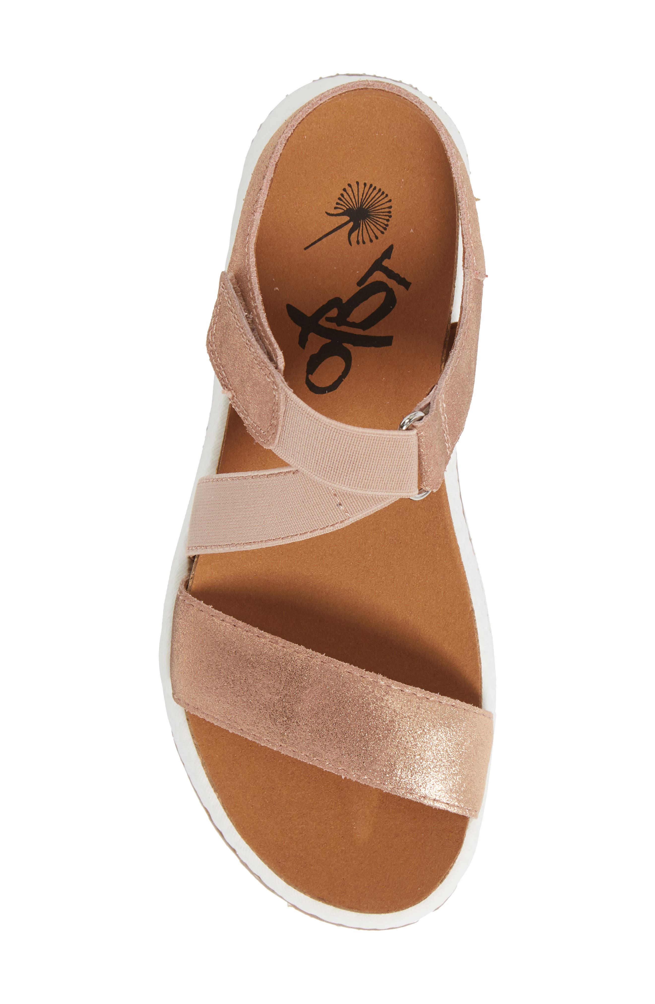 Sierra Platform Wedge Sandal, Alternate, color, COPPER LEATHER