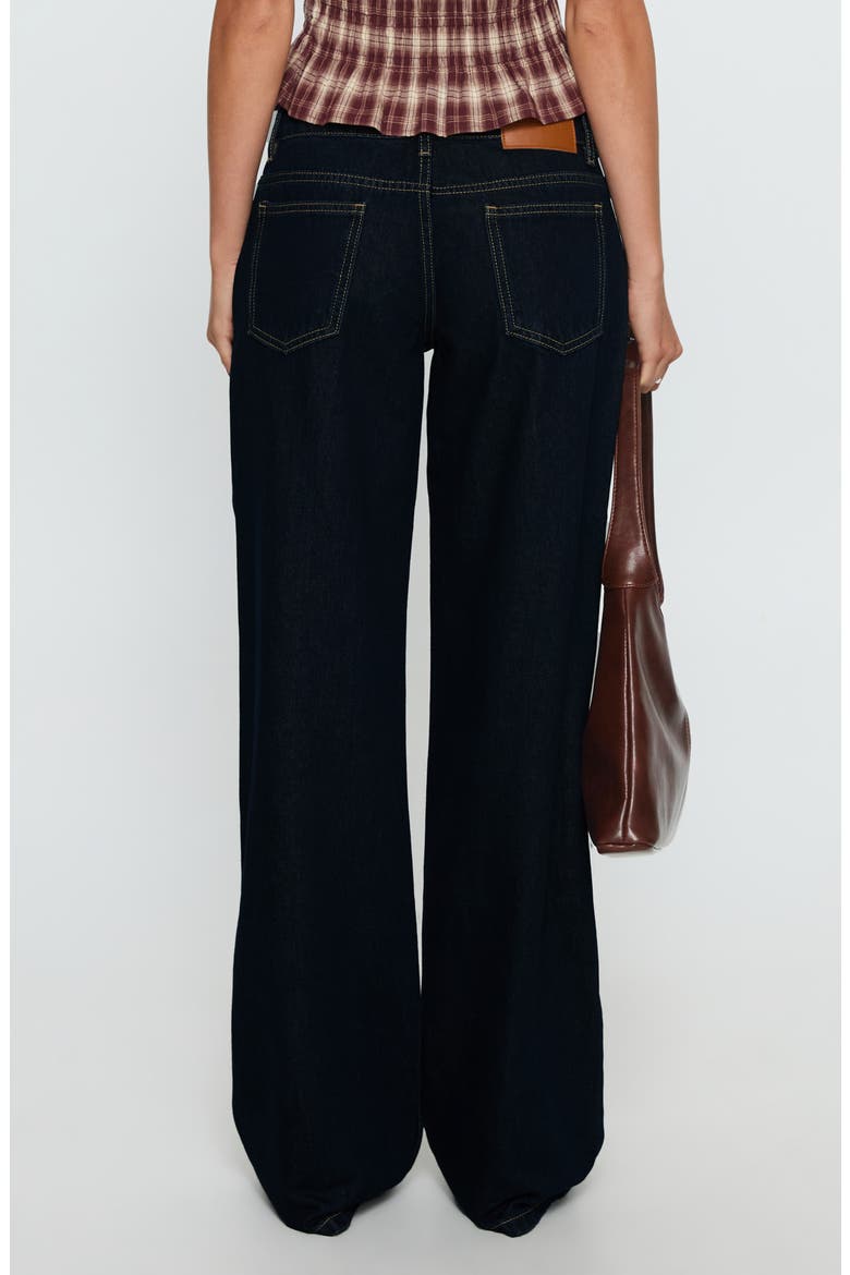 Tidal Wave High Waist Straight Leg Jeans, Alternate, color, RAW DENIM