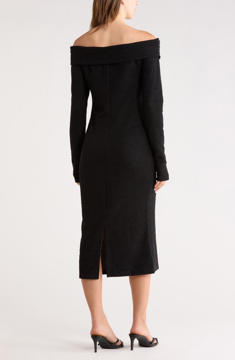 AREA STARS Bailey Off the Shoulder Dress, Alternate, color, Black