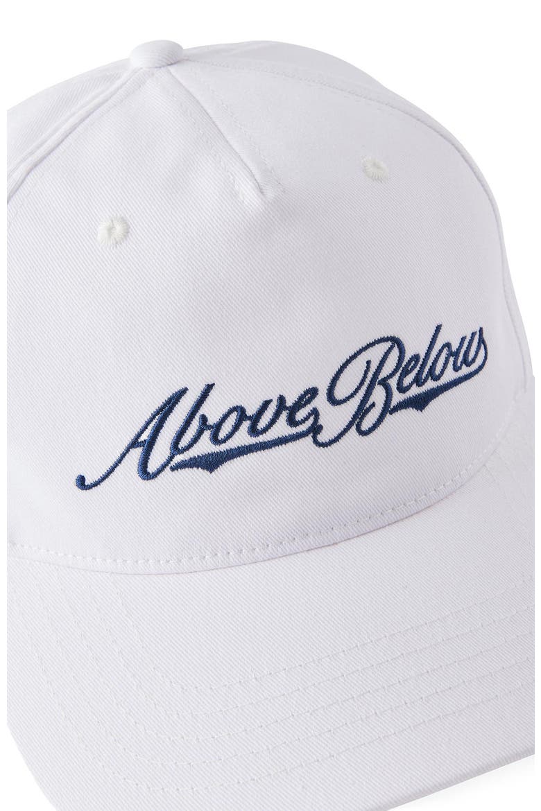 Men's 5 Panel Hat, Alternate, color, White Above Below