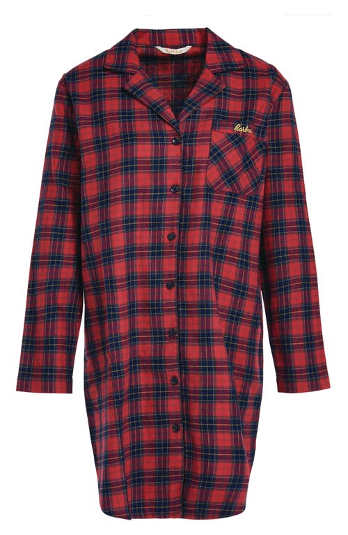 Barbour Etta Tartan Brushed Cotton Nightshirt