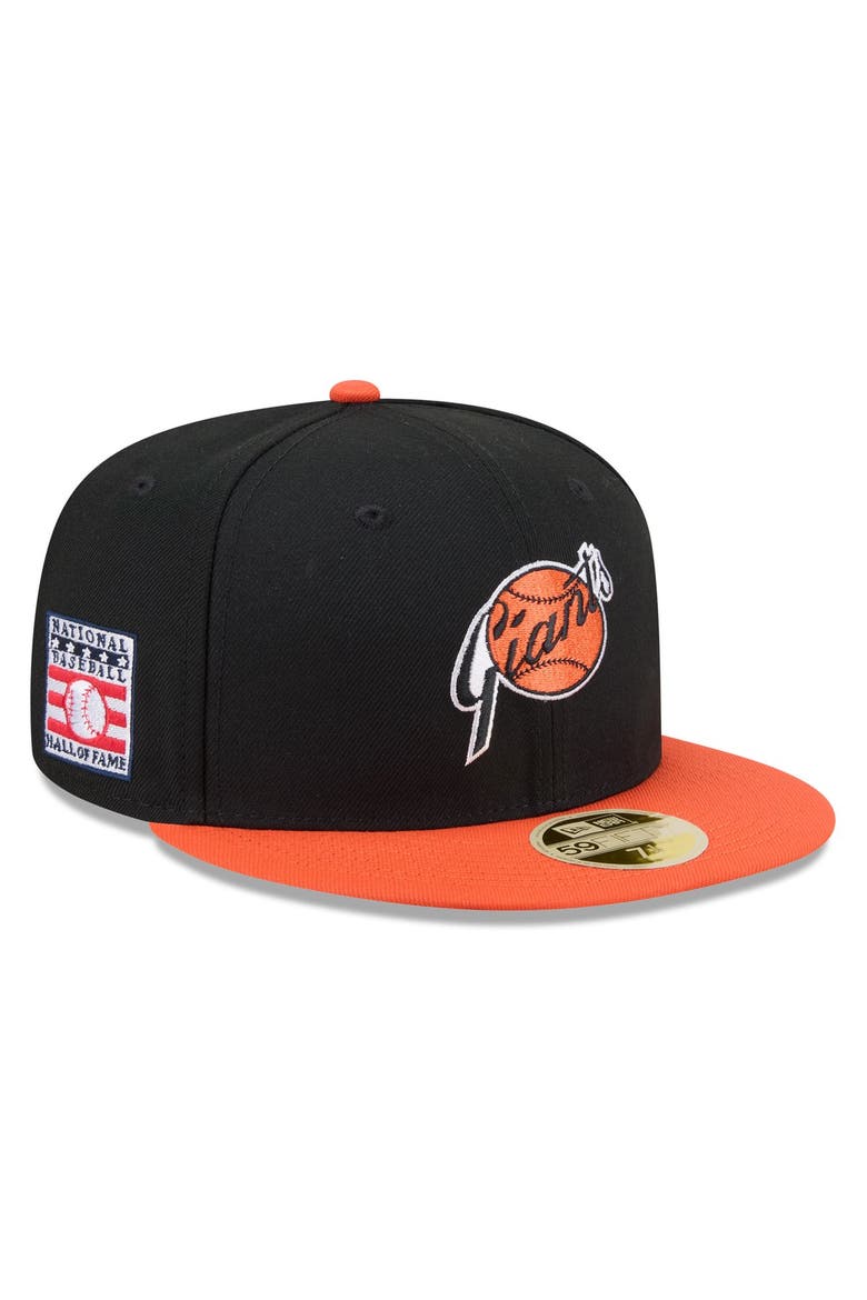 Men's New Era Black/Orange San Francisco Giants 2026 Baseball Hall of Fame 59FIFTY Fitted Hat, Main, color, Black