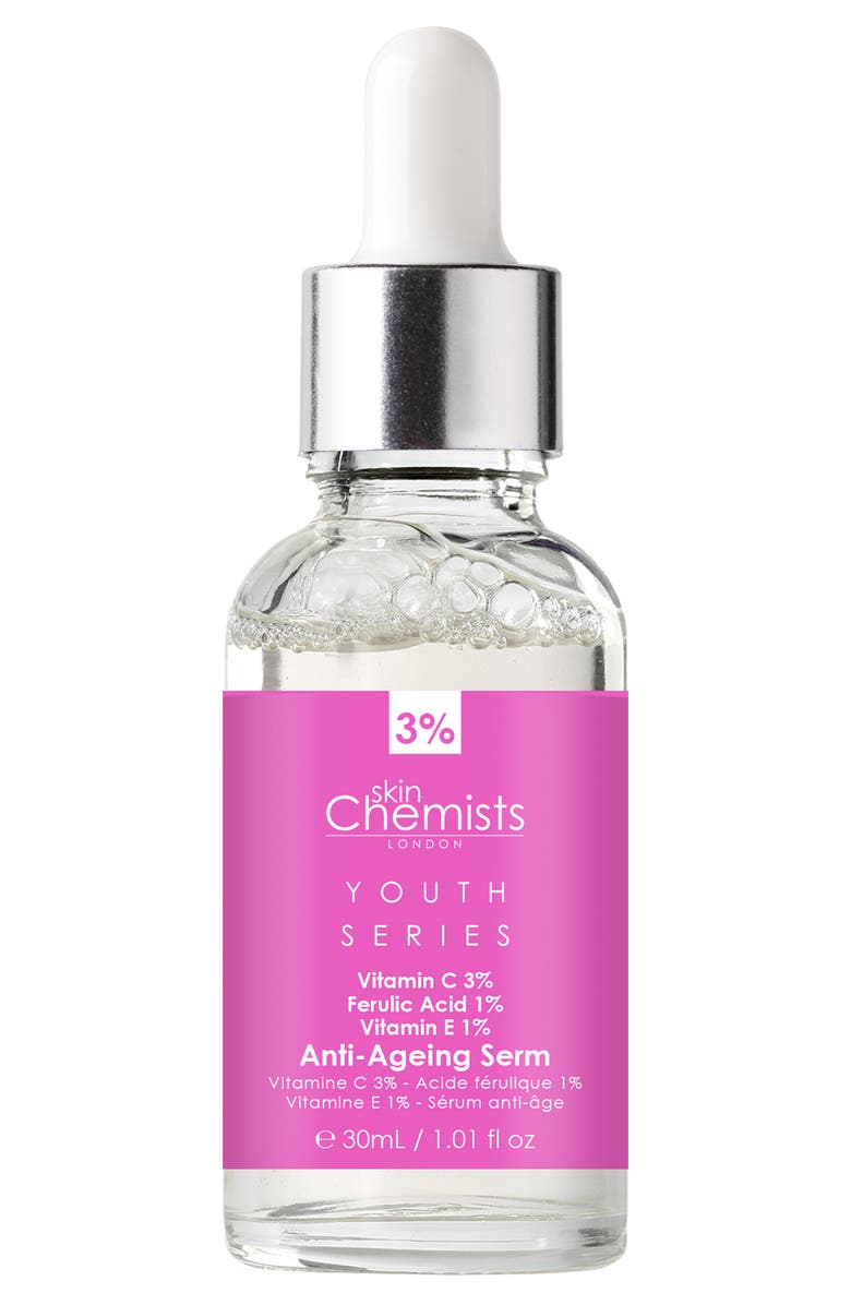 SKINCHEMISTS Anti-Aging Vitamin C, Ferulic Acid & Vitamin E Serum 30ml, Alternate, color, 