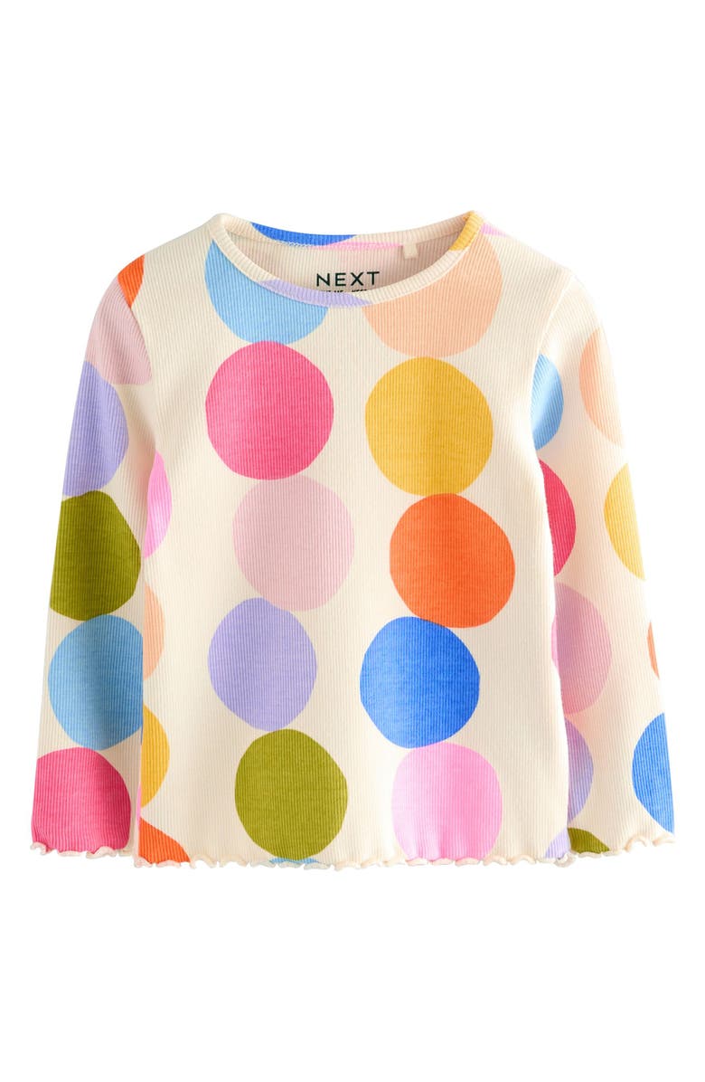 NEXT Kids' Assorted 5-Pack Long Sleeve Rib T-Shirts, Alternate, color, Multi