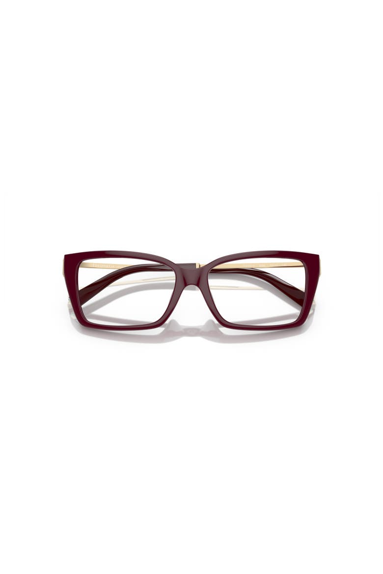 52mm Rectangle optical glasses, Alternate, color, Red