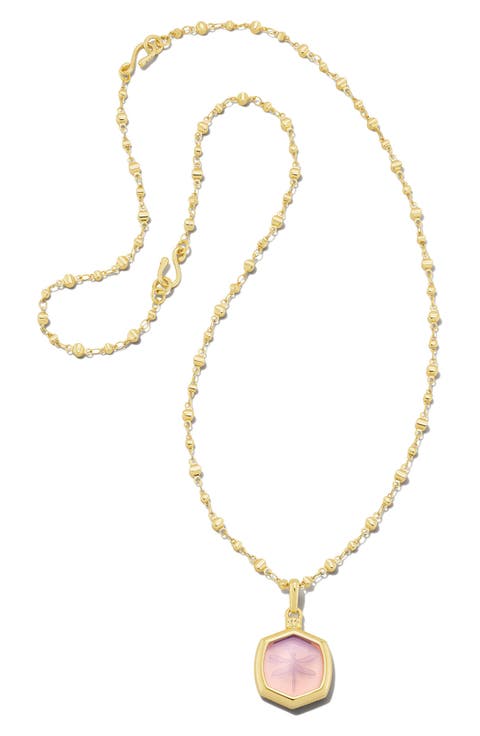 Davie Intaglio Pendant Necklace