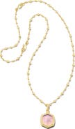 Kendra Scott Davie Intaglio Pendant Necklace