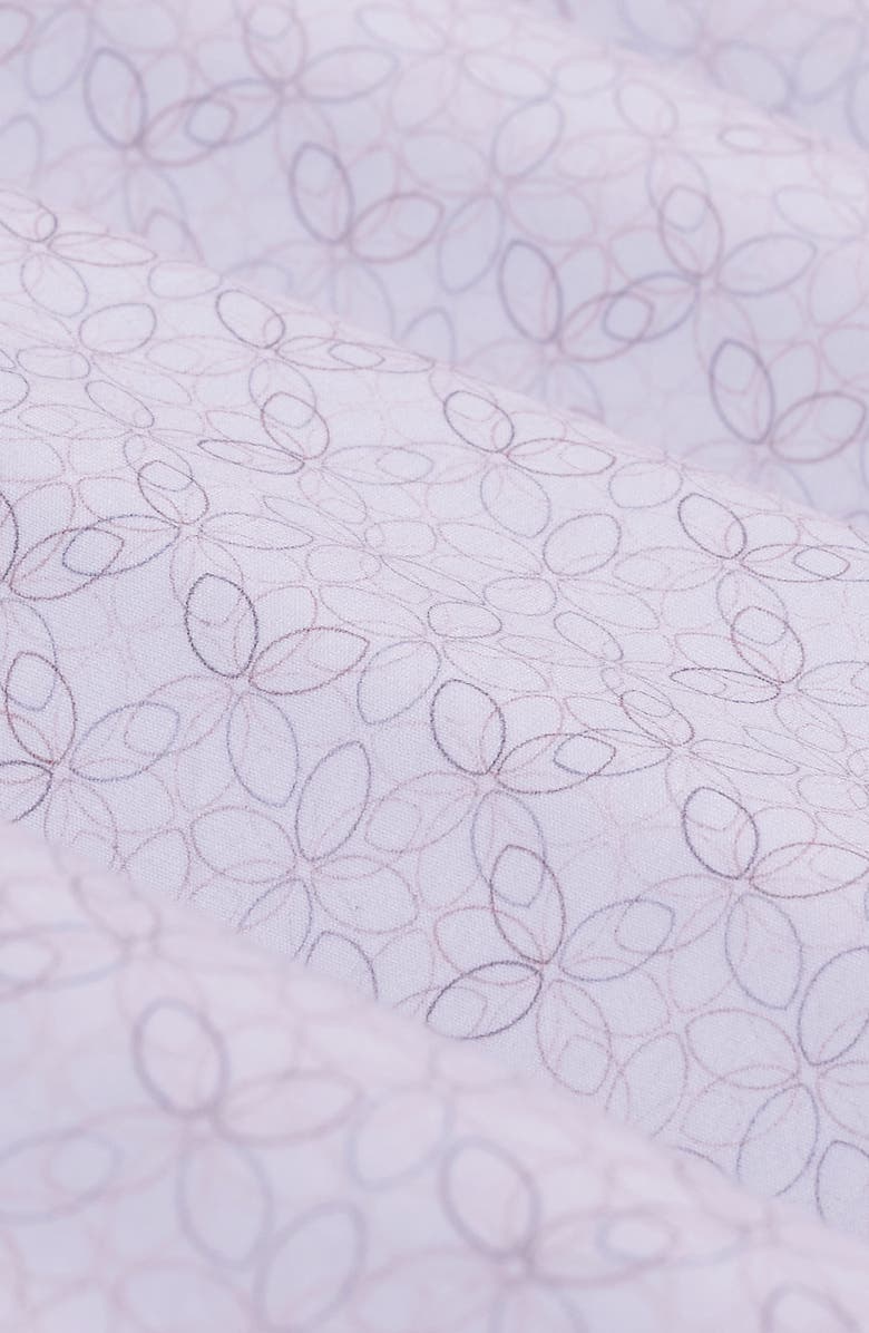 Bugatchi James OoohCotton<sup>®</sup> Geo Floral Button-Up Shirt, Alternate, color, Ivory