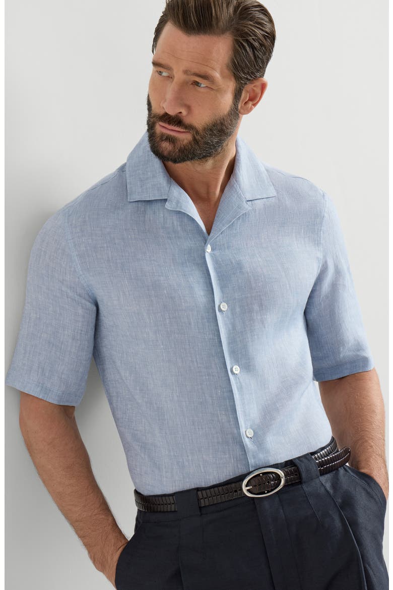 Short sleeve shirt, Alternate, color, Sky Blue