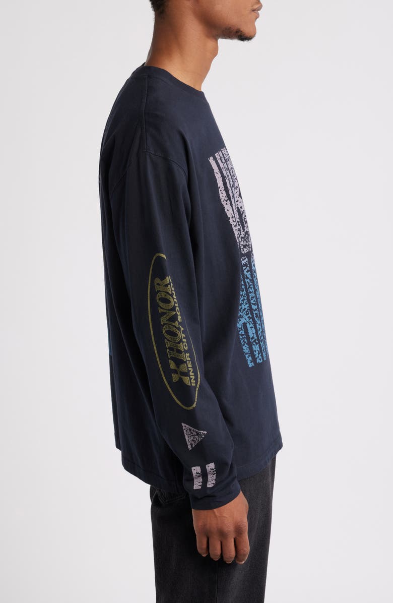 HONOR THE GIFT Vibrations Long Sleeve Cotton Graphic T-Shirt, Alternate, color, 