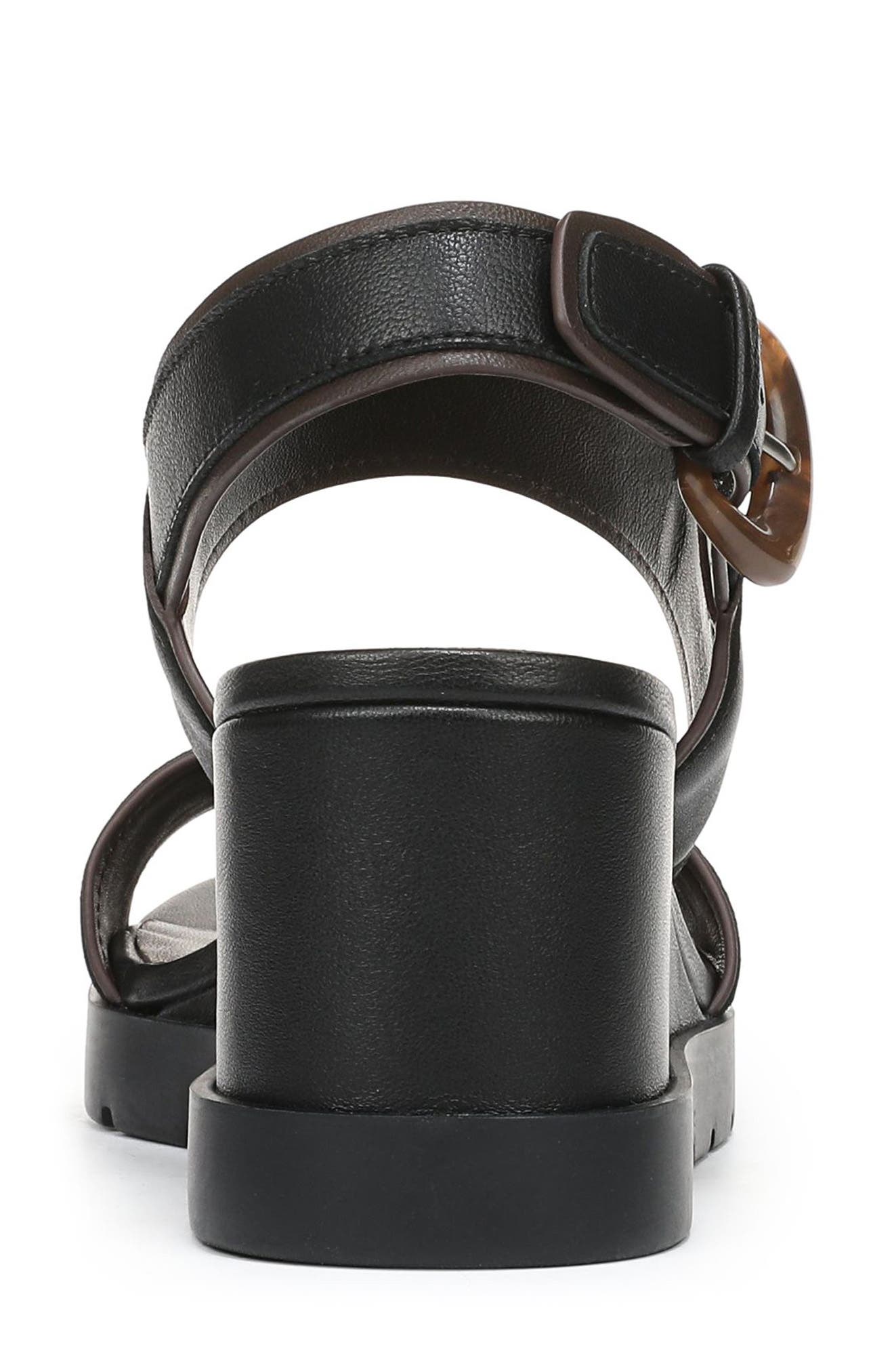 Vince Roma Wedge Slingback Sandal, Alternate, color, Black