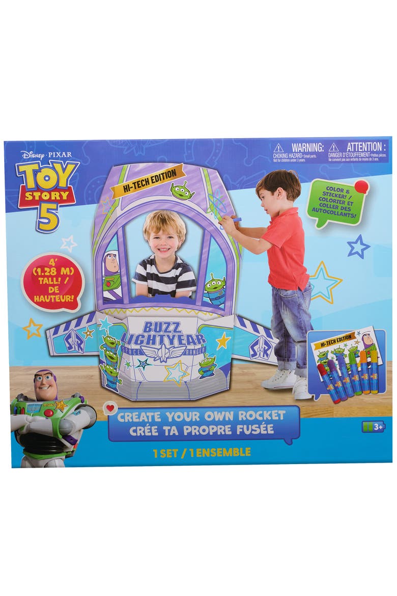 Toy Story 5 Buzz Lightyear Cardboard Spaceship, Main, color, Multicolored