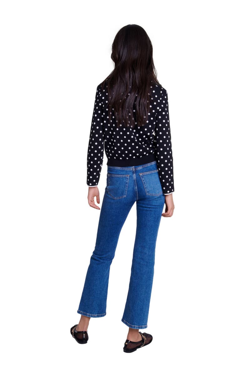 maje Fancy knit cardigan, Alternate, color, 