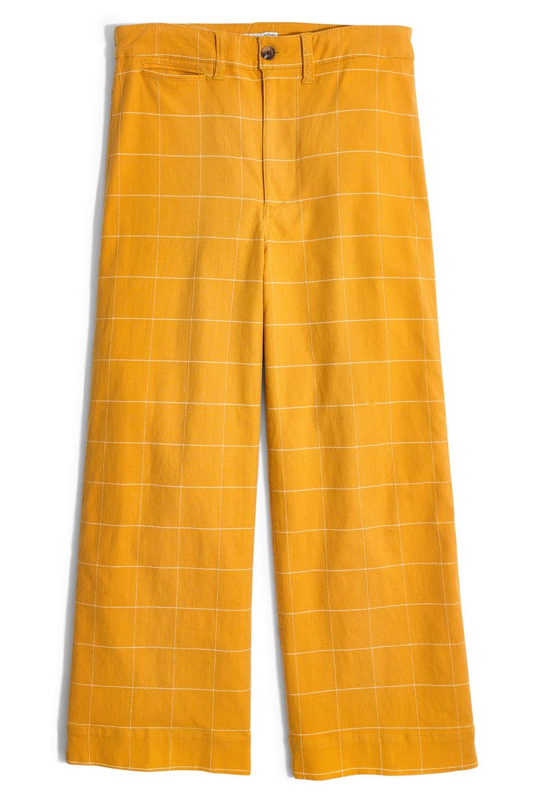 Emmett Windowpane Crop Wide Leg Pants, Alternate, color, WINDOWPANE TUNGSTEN GLOW