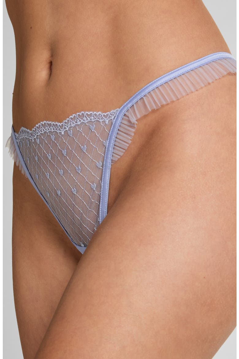 Cordelie High Leg G-String, Alternate, color, BABY LAVENDER