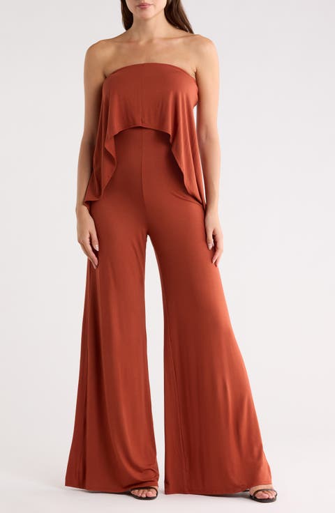 Strapless Popover Jumpsuit