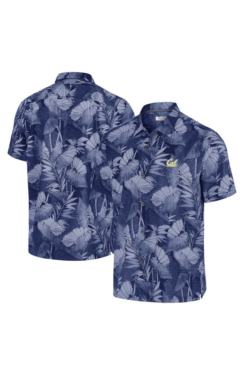 Tommy Bahama Men's Tommy Bahama Blue Cal Bears Coast Nuevo Fronds Button-Up Shirt, Main, color, 