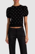 ALICE + OLIVIA Chase Puff Sleeve Sweater