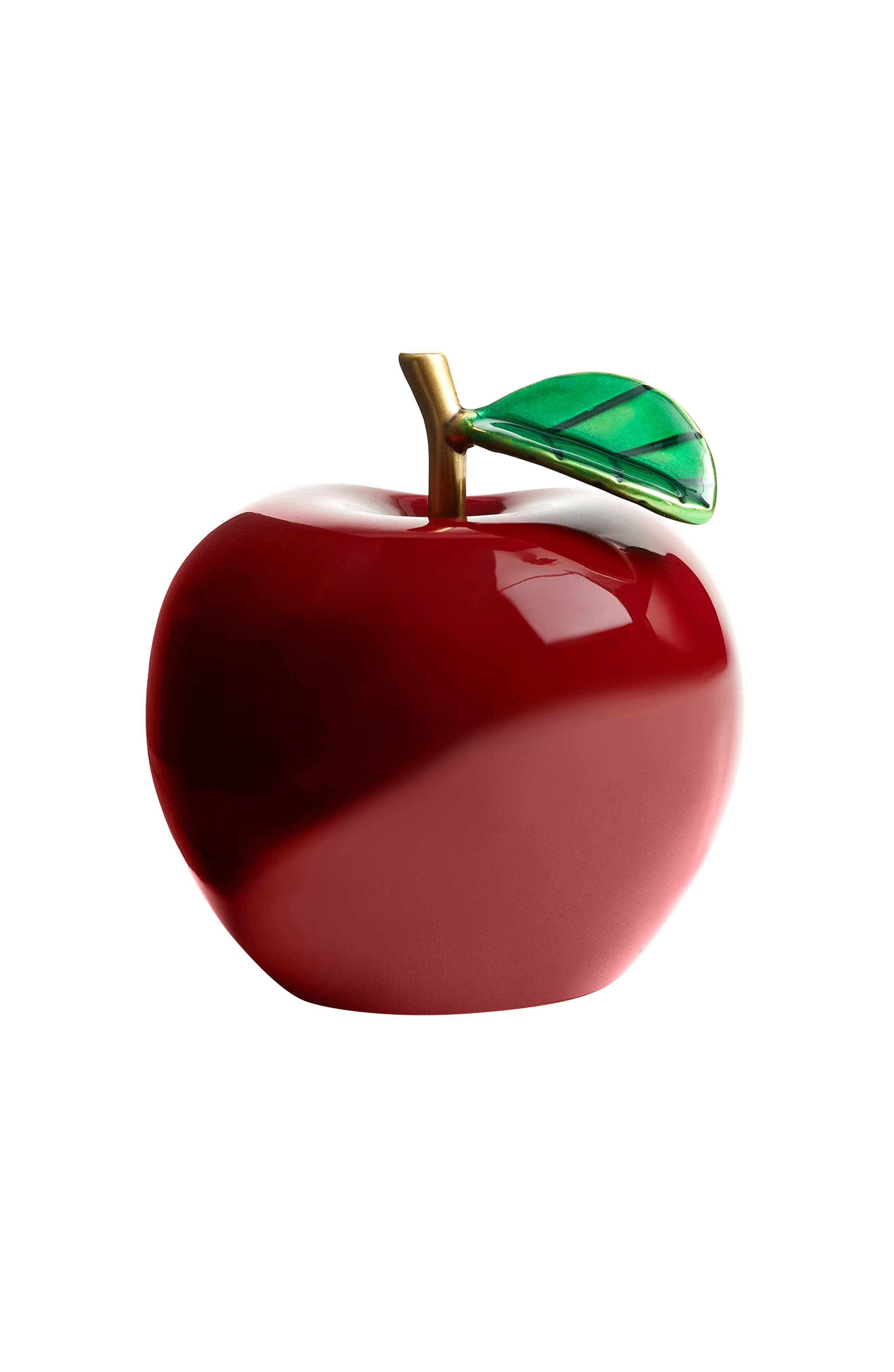 Apple Shoe Charm, Main, color, RED.