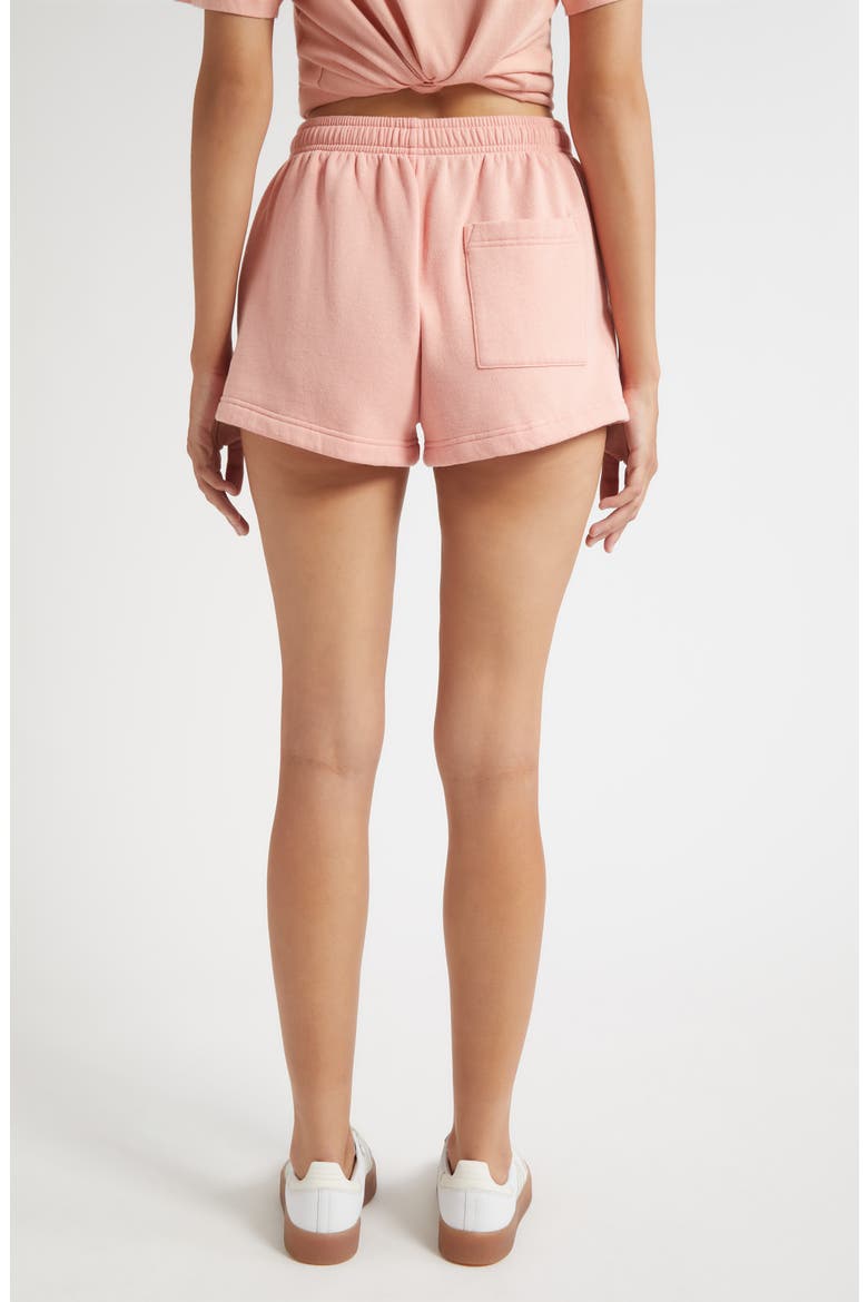 California Emblem Disco Graphic Shorts, Alternate, color, CARNATION