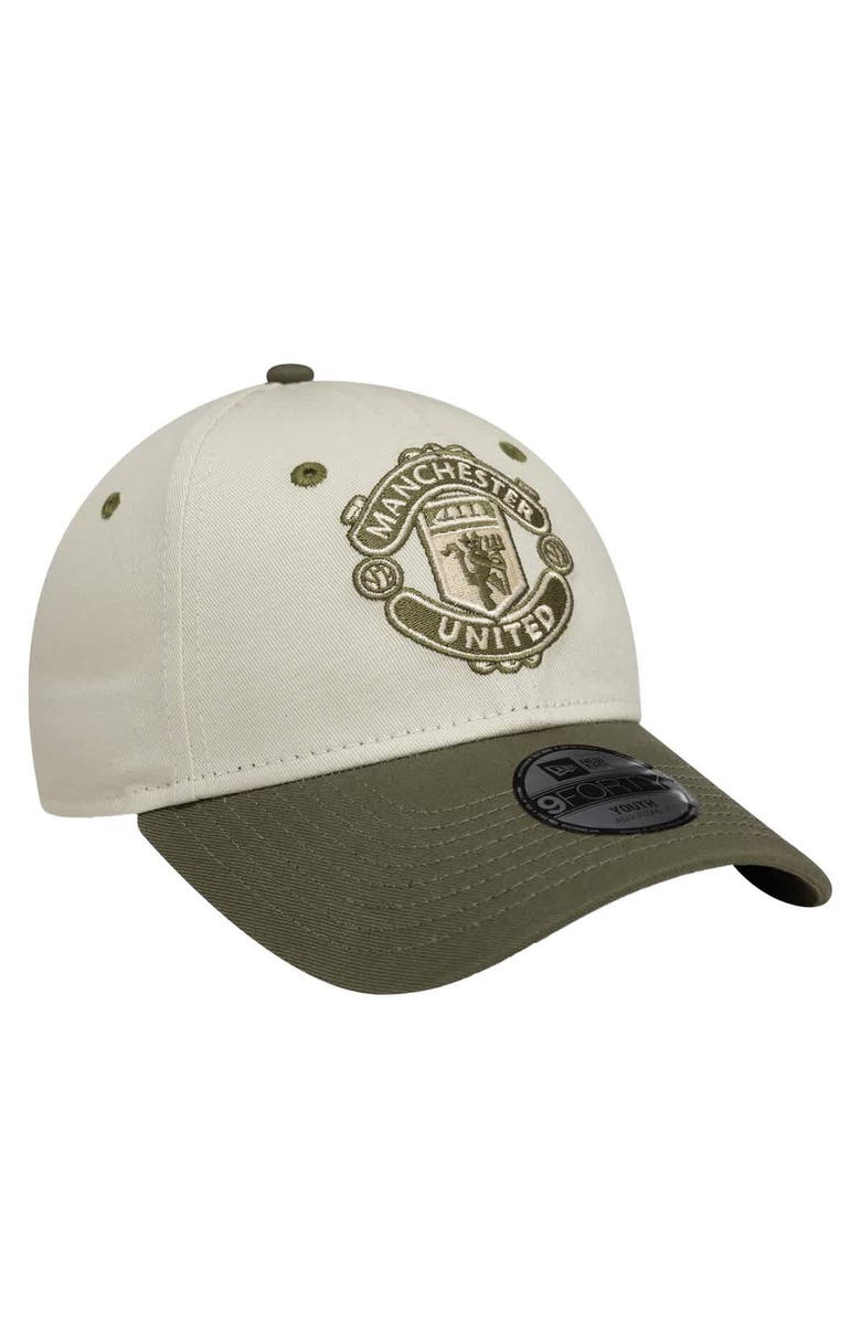New Era Youth New Era  Tan Manchester United Contrast 9FORTY Adjustable Hat, Alternate, color, 