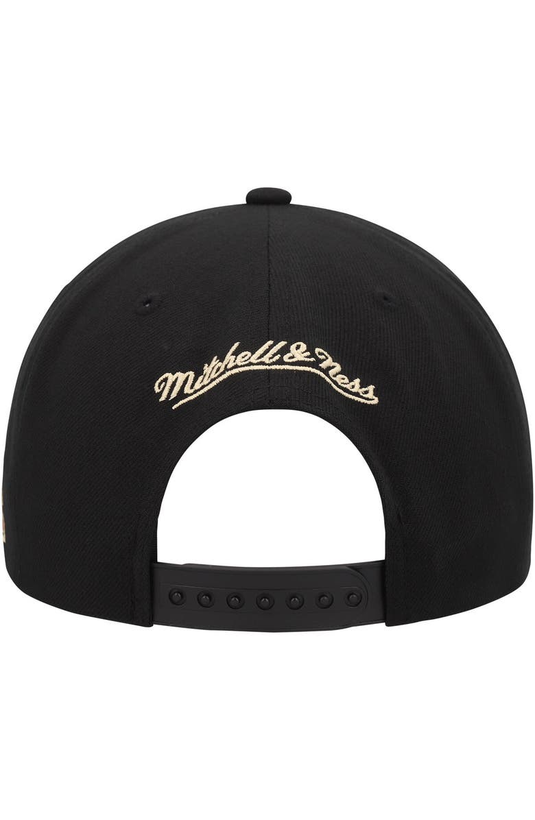 Mitchell & Ness Men's Mitchell & Ness Black Arizona Coyotes Core Team Script 2.0 Snapback Hat, Alternate, color,