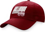TOP OF THE WORLD Men's Top of the World Maroon Mississippi State Bulldogs Slice Adjustable Hat