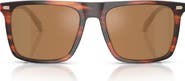COACH 57mm Flat Top Square Sunglasses