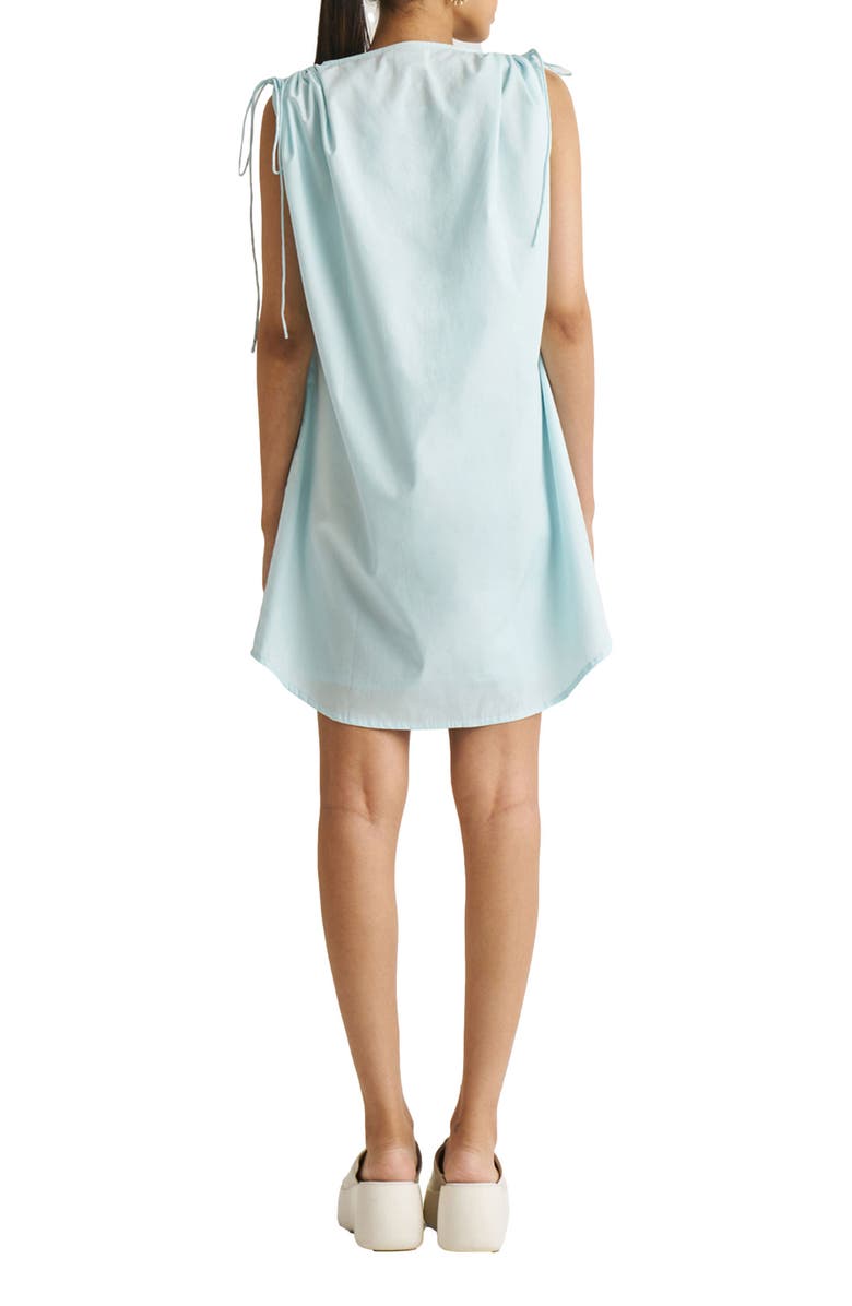 Reistor Shirt dress with Shoulder Tie Details, Alternate, color, Summer Blue