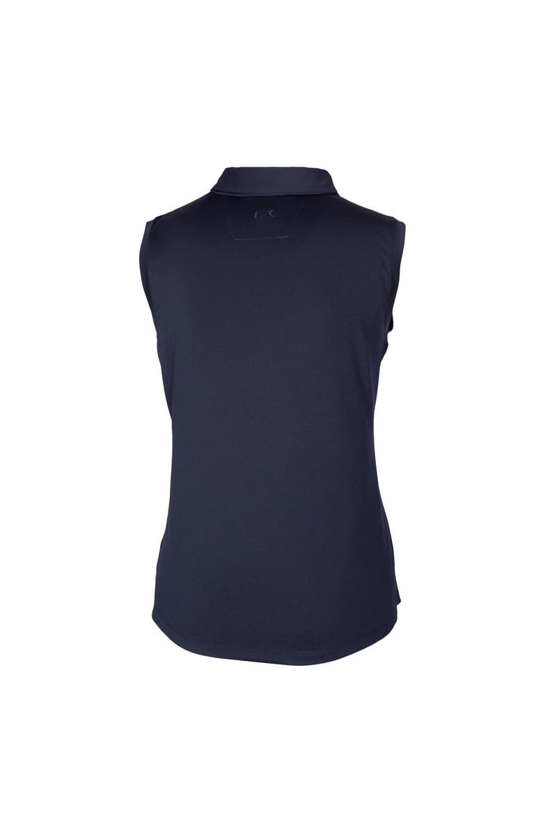 Cutter & Buck Women's Cutter & Buck Navy Minnesota Twins Americana Logo DryTec Forge Stretch Sleeveless Polo, Alternate, color, 