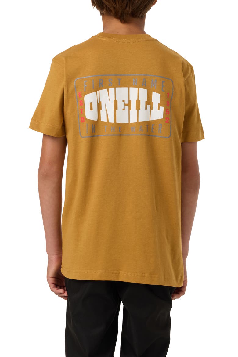 Kids' Western Classics Cotton Graphic T-Shirt, Alternate, color, BONE BROWN