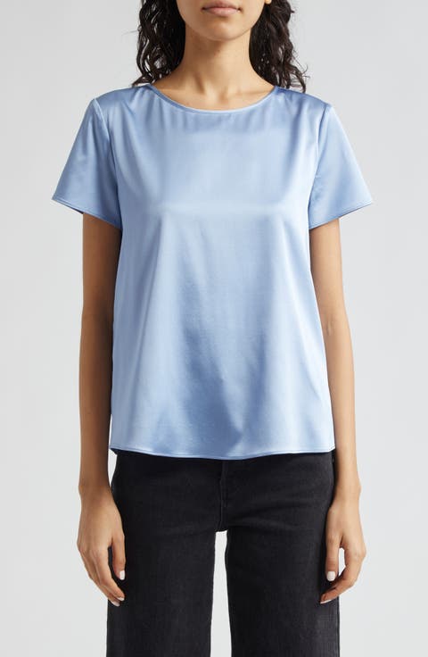 Silk Satin T-Shirt