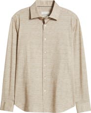 Bugatchi James OoohCotton® Space Dye Button-Up Shirt