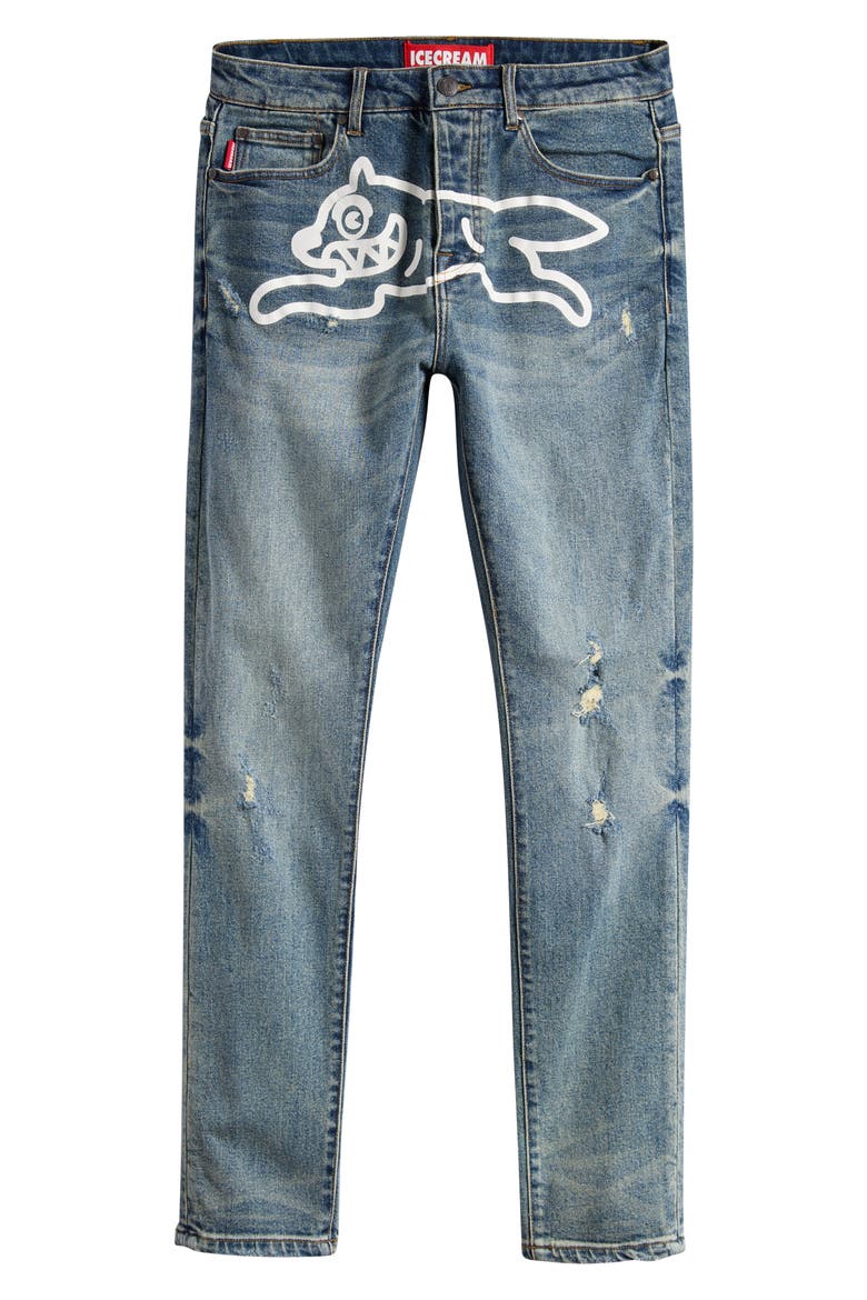 Shade Chocolate Fit Stretch Denim Jeans, Alternate, color, BLUE CHERRY