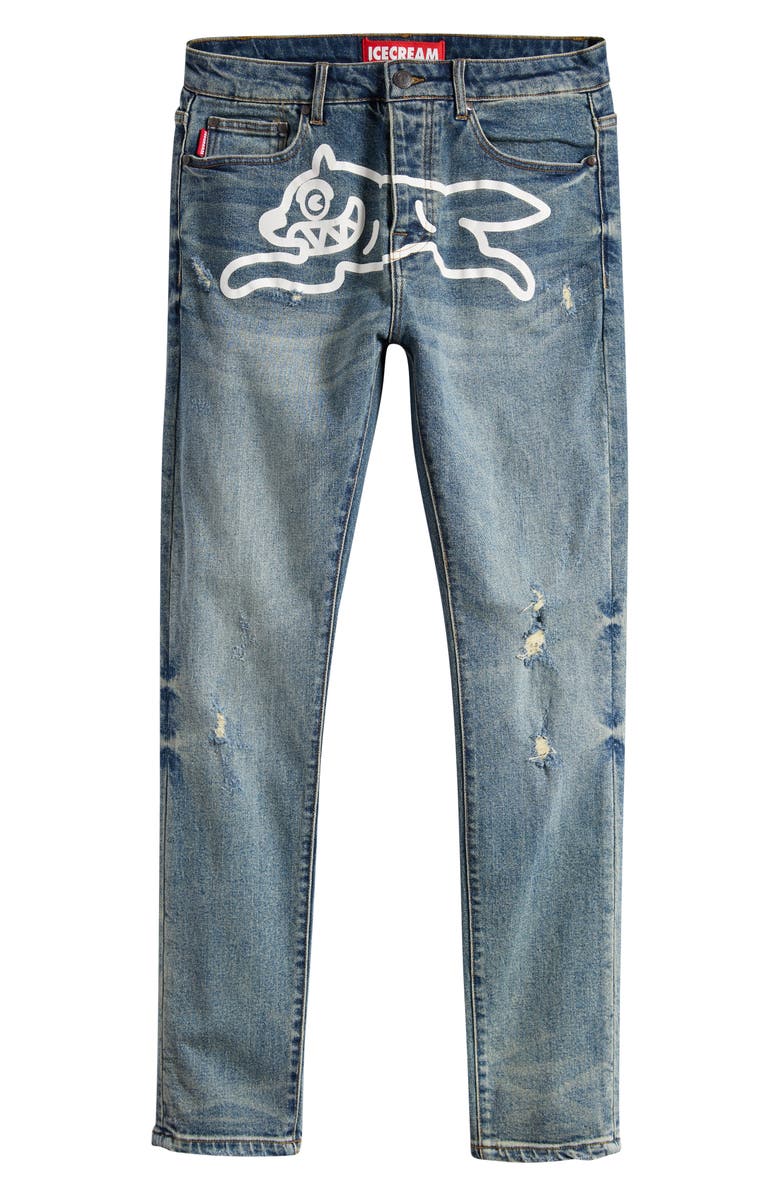 ICECREAM Shade Chocolate Fit Stretch Denim Jeans, Alternate, color, Blue Cherry