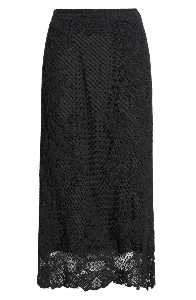 KOBI HALPERIN Lainey Open Stitch Maxi Skirt, Main, color, 